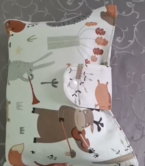 Neseser za bebe od pamuka sa dezenom životinja