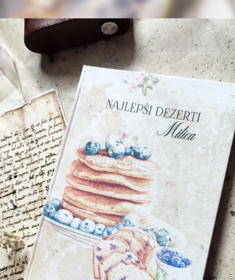 Knjiga recepata Najlepši dezerti sa palačinkama i borovnicama
